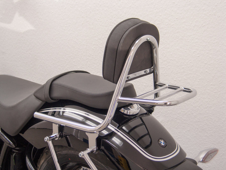 BMW R 18 (OL11) 2021- [2021] - Sissy Bar lavet af rør med puder og bagageholder
