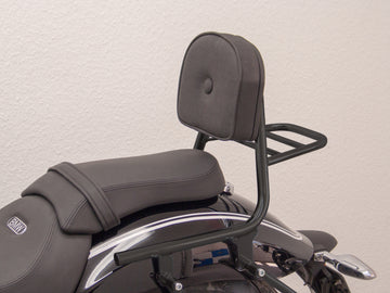BMW R 18 (OL11) 2021- [2021] - Sissy bar lavet af rør med pude og bagageholder, sort