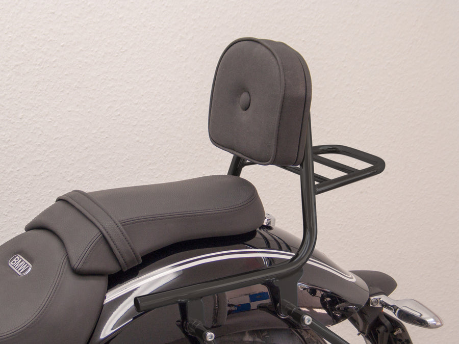 BMW R 18 (OL11) 2021- [2021] - Sissy bar lavet af rør med pude og bagageholder, sort