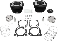 Harley-Davidson FLTRXRRSE 2147 Road Glide RR CVO 131 [2025] - 132" Hochverdichtungs- / 136" Big Bore Kit – Oberfläche: Schwarz, Hervorgehobene Lamellen – Merkmal: +8,5 cm³ Kuppelvolumen – Bild 9