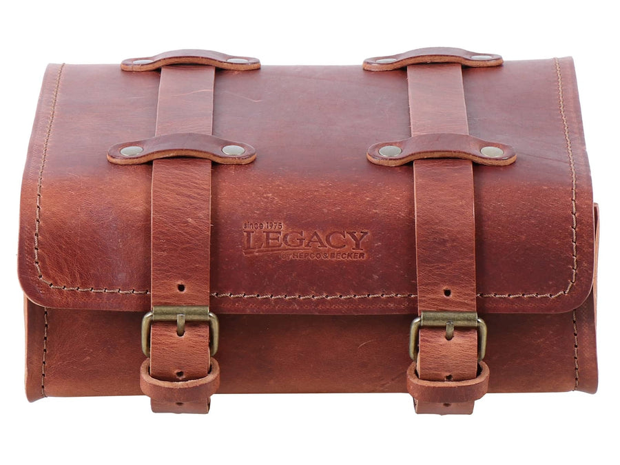 Hepco & Becker [Hepco & Becker] - Legacy læder hale taske - brun
