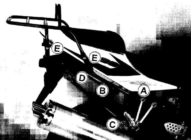 Suzuki GSX-R 600 [2004-2005] -Laggage Bridge