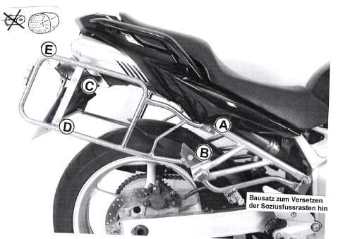 Yamaha FZ 6 [2004-2006] - Kuffert Carrier