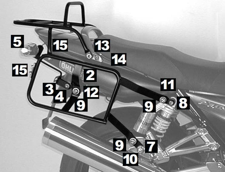 Yamaha XJR 1300 [2007-2014] -Complete Carrier Lock-It