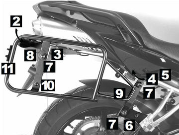 Yamaha FZ 6 [2007-2009] -Lock-It Case Carrier - 0
