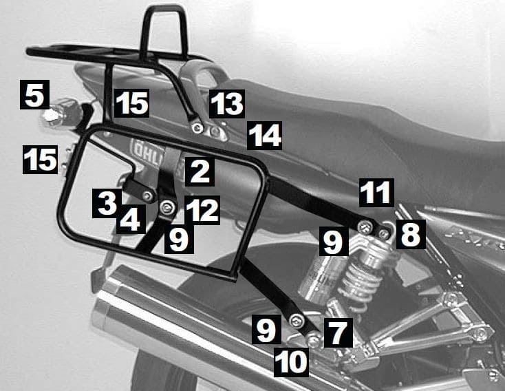 Yamaha XJR 1300 [2004-2006] -Complete Carrier Lock-It