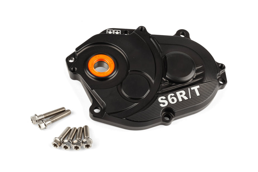 MBK Nitro Naked 50 2T LC [–2012] - Getriebedeckel R/T Schwarz Titanschrauben