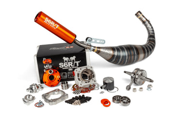 Beta RR Enduro 50 2T - cylindersæt krumtapaksel udstødning R/T 95