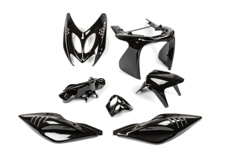 Yamaha Aerox 50 2T LC [–1998] - Verkleidungskit 7 Teile schwarz