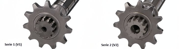 Beta RR Enduro 50 2T - Gearaksel sekundær original reservedel