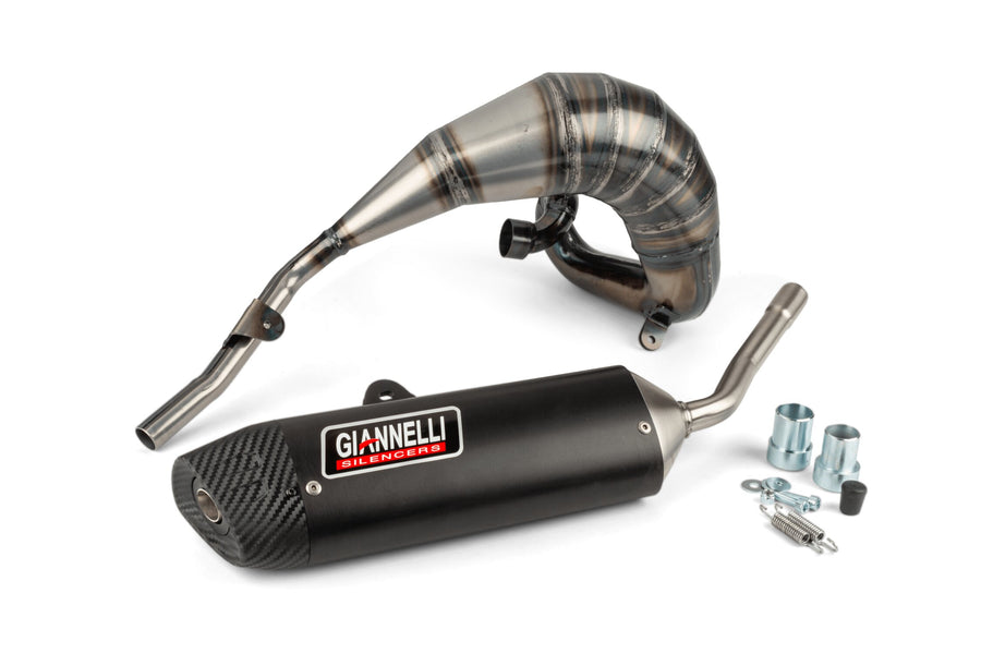 Beta RR SM 50 2T - Auspuff mit schwarzem ESD Enduro