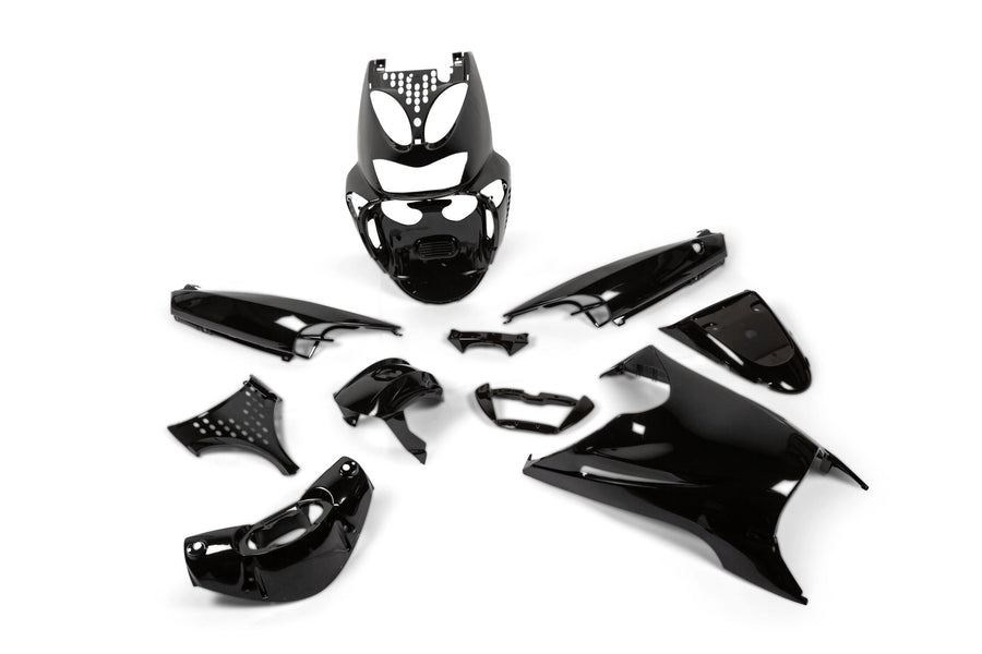 Aprilia SR Netscaper 50 2T LC - Verkleidungskit 11 Teile schwarz