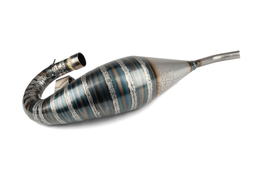 Aprilia SX SM 50 2T D50B0 [2007–] - Auspuff R/T Hoch Schwarzblau