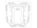 Hepco & Becker Smartrack bagstativ til Yamaha XSR 700/Xtribute (2016-2021) - inkluderet i det komplette sæt