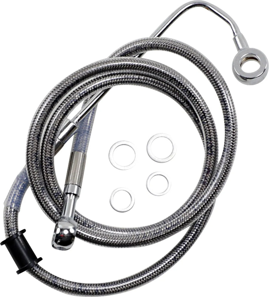 harley davidson flstc [DRAG SPECIALTIES] - Forlænget bremseslange i rustfrit stål
