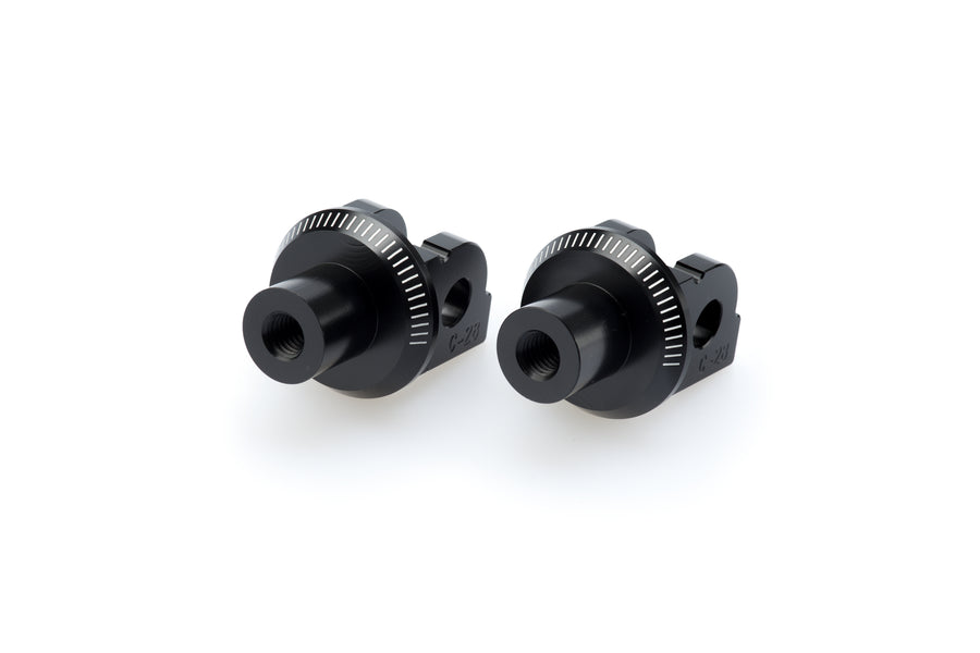 BMW S 1000 R [2025] – Adapter fodstøtte gummipude “Rider” – sort