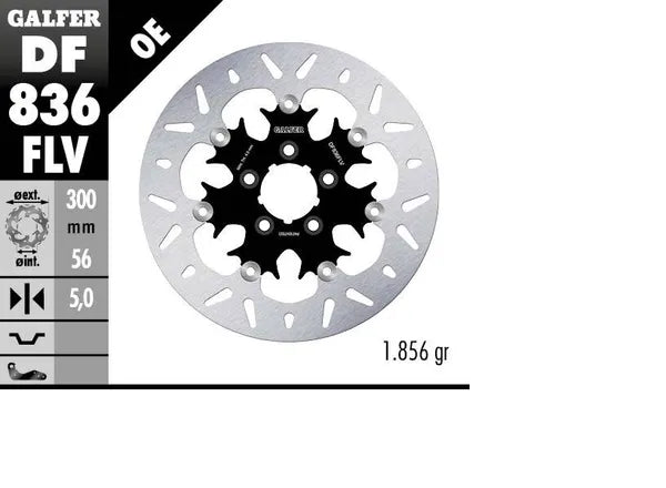 Harley-Davidson Xl 883 N Sportster Iron [2021-2022] - Schwimmende Bremsscheibe rund – Bild 4