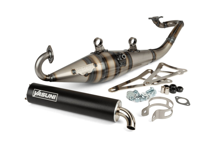 Yamaha Aerox Naked 50 2T LC CAT [2004–] - Auspuff Z Schwarz