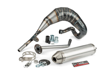 Beta RR Enduro 50 2T - Udstødning med aluminium ESD Enduro