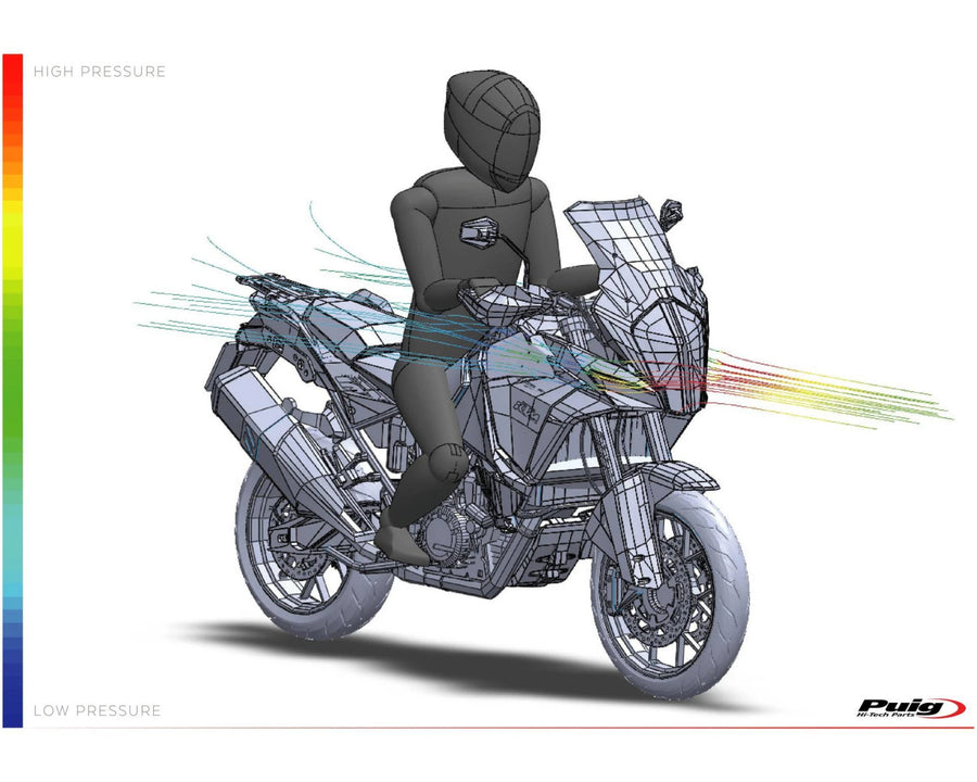 KTM 1290 SUPER ADVENTURE T [2023] – Øvre deflektor – Gennemsigtig
