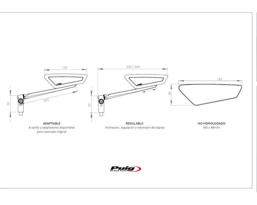 KTM 890 DUKE R [2025] – HyperNaked frontrude bakspejl