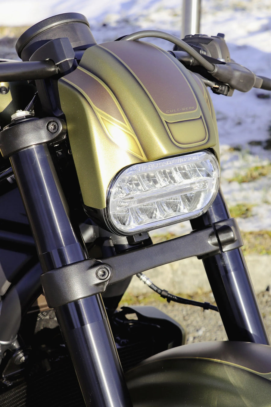 Harley-Davidson Sportster S [CULT WERK] – Forlygtebeklædning