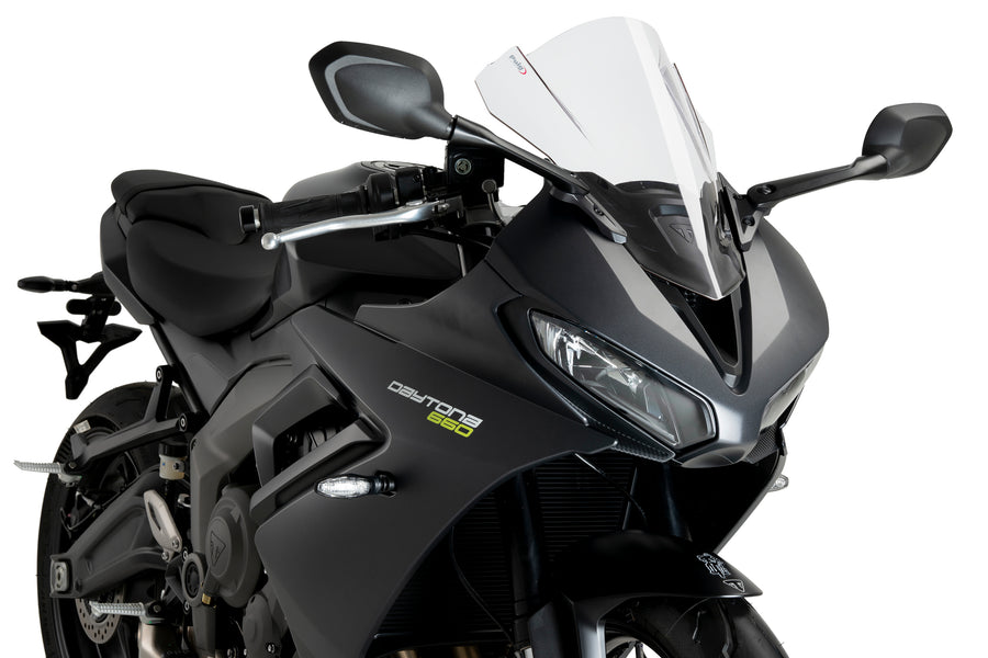 TRIUMPH DAYTONA 660 [2025] – Z-Racing Screen – Sort