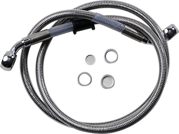 Harley Davidson Softail Street Bob FXBB [DRAG SPECIALTIES] - Bremseledningssæt i rustfrit stål