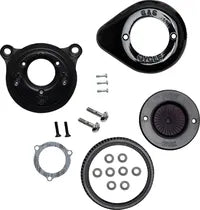 Harley-Davidson FLSTFB 1690 Fat Boy Special [2016-2017] - Mini Teardrop Stealth Luftfilter-Kit – Oberfläche: Silber – Bild 6