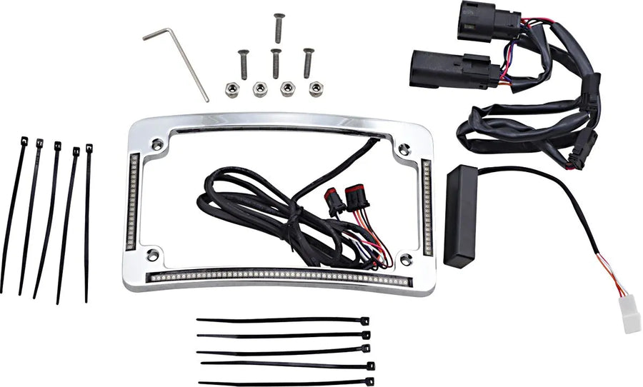 harley davidson fltruse [CUSTOM DYNAMICS] – LED-radius nummerpladeramme