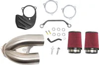 Harley-Davidson Fxlrs 1923 ABS [2025] - Tuned Induction Luftfilterkit – Oberfläche: Silber – Bild 11