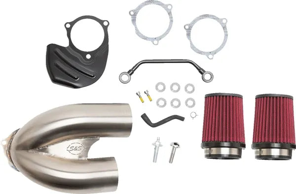 Harley-Davidson Fxlrs 1923 ABS [2025] - Tuned Induction Luftfilterkit – Oberfläche: Silber – Bild 6