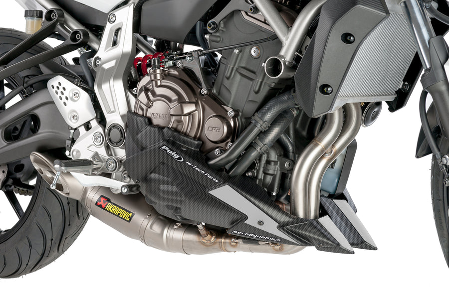 YAMAHA MT-07 MOTO CAGE [2017] – frontspoiler – carbon look