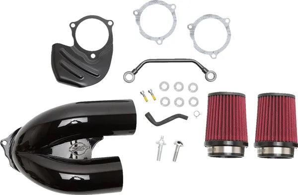 Harley-Davidson FXLRST 1923 Softail Low Rider ST 117 H.O. [2025] - Tuned Induction Luftfilterkit – Oberfläche: Schwarz – Bild 6