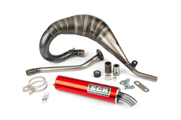 Beta RR Enduro 50 2T - Udstødning Håndlavet Cross 50-70 rød