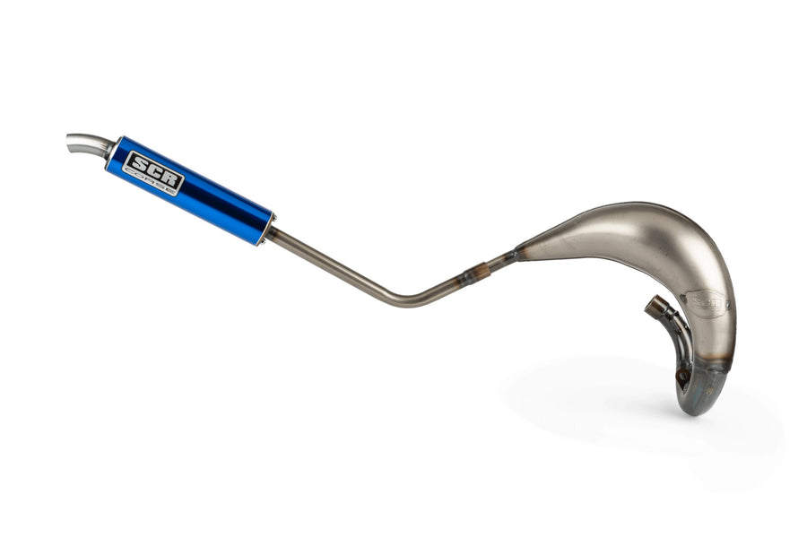 Rieju MRT Pro SM 50 2T - Auspuff Handmade Cross 50-70 blau