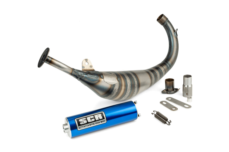 Beta RR SM 50 2T - Auspuff Racing Line 70 80 Blau