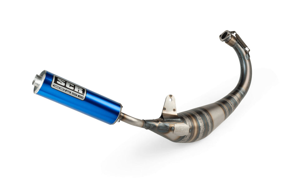 Derbi Senda DRD Racing SM 50 2T D50B0 [2012–] - Auspuff Racing Line 70 80 Blau