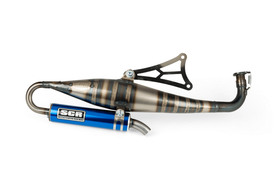 Aprilia SR Netscaper 50 2T LC - Auspuff Handmade 70 blau