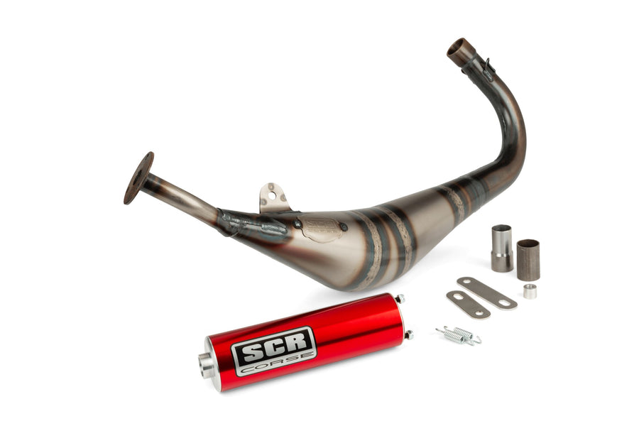 Beta RR SM 50 2T - Auspuff Handmade 50-70 rot