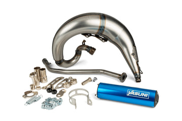 Beta RR Enduro 50 2T - Udstødning Cross ML Blå Venstre