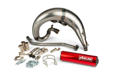 Beta RR Enduro 50 2T - Udstødning Cross ML Rød Venstre