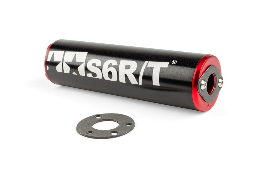 Beta RR Track 50 2T - Auspuff R/T 70–80 Schwarz / Rot
