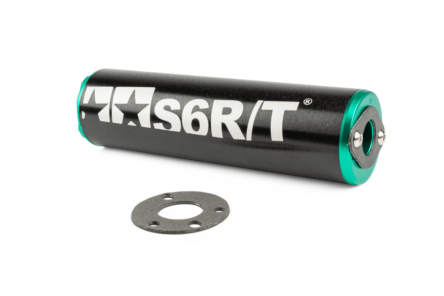 Derbi Senda DRD X-Treme SM '10 - '17 50 2T D50B0 - Auspuff R/T Hoch Schwarztürkis