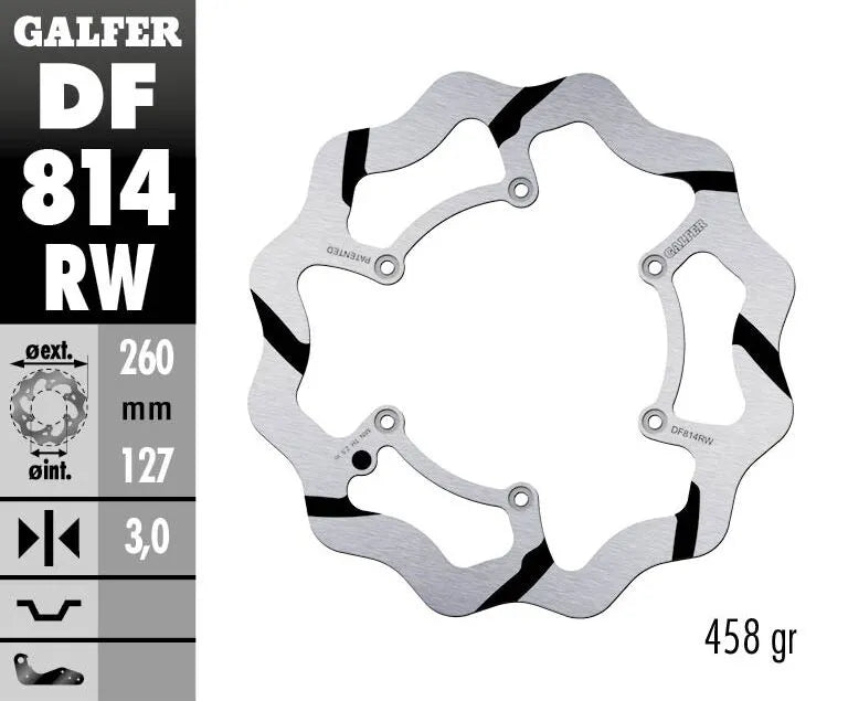 Beta RR 430 Racing [2015] - BRAKE DISC FIXED WAVE RILLED OVERSIZE – billede 2