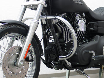 Harley Davidson Dyna Glide Low Rider [2015-2017] - Beskyttelsesbjælke, stor version lavet af 38 mm rør, rund form