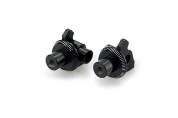 APRILIA CAPONORD 1200 [2016] – Adapter fodstøtte gummipude “Rider” – Sort