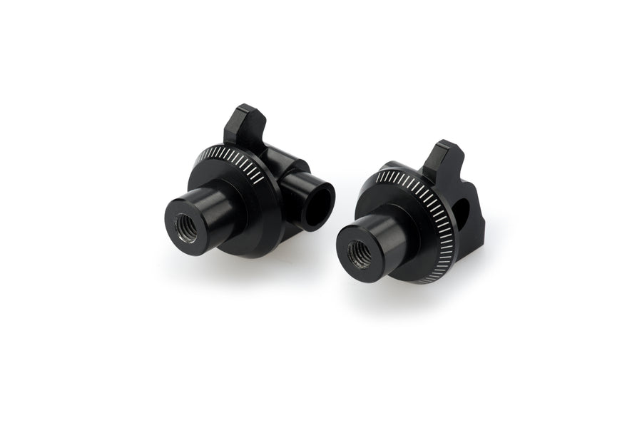 APRILIA CAPONORD 1200 [2016] – Adapter fodstøtte gummipude “Rider” – Sort