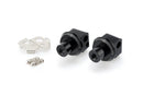 BMW G 650 GS SERTAO [2016] – Adapter passager fodstøtte gummipude – sort-2