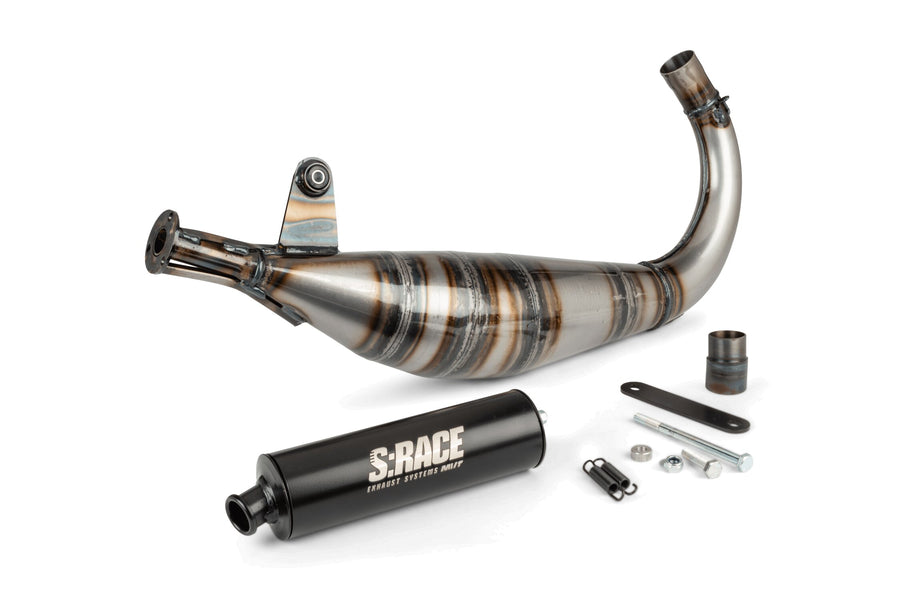 Beta RR SM 50 2T - Auspuff S Race 85-100 Low-Mount Schwarz
